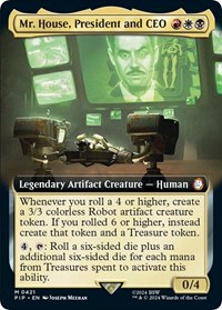 Mr. House, President and CEO (Extended Art), Universes Beyond: Fallout