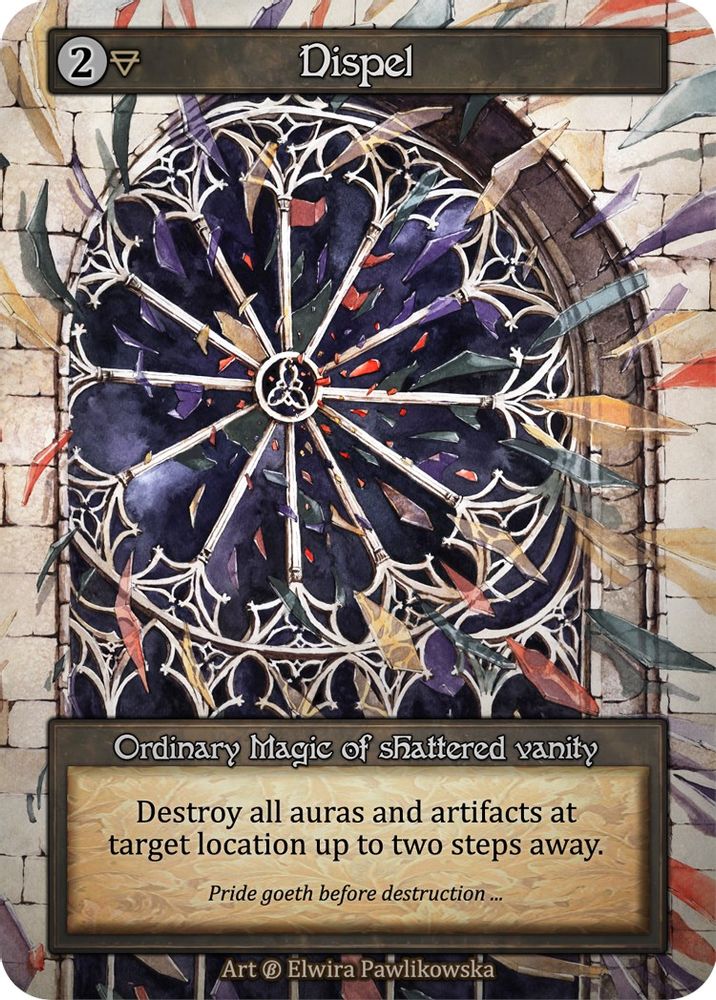 Dispel, Standard, front