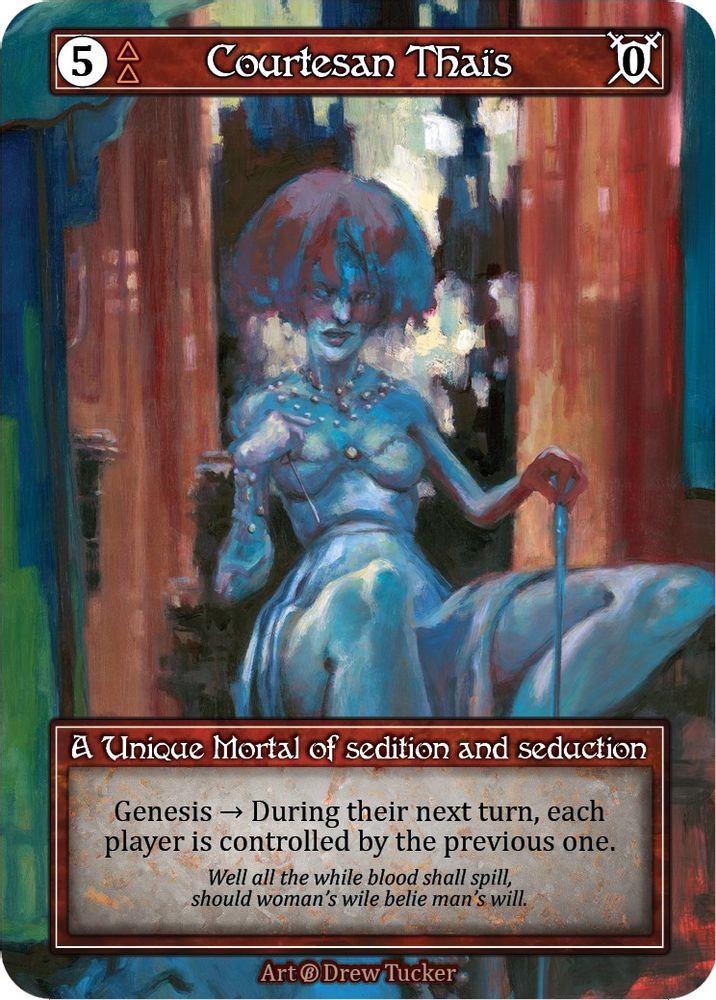 Courtesan Thaïs (Foil), Foil, front