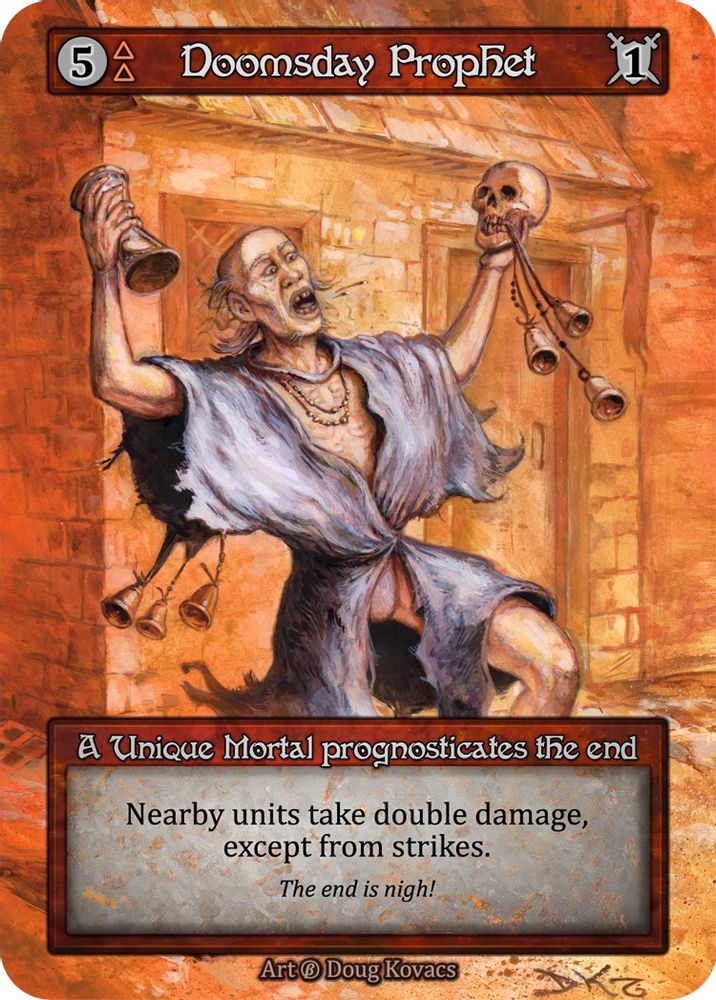 Doomsday Prophet, Standard, front