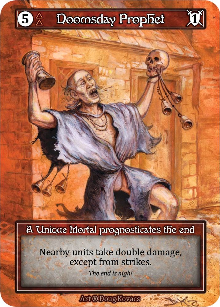 Doomsday Prophet (Foil), Foil, front