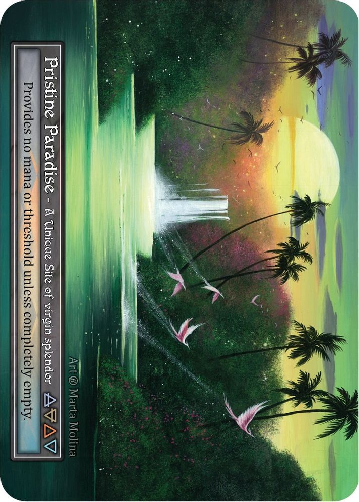 Pristine Paradise (Foil), Foil, front