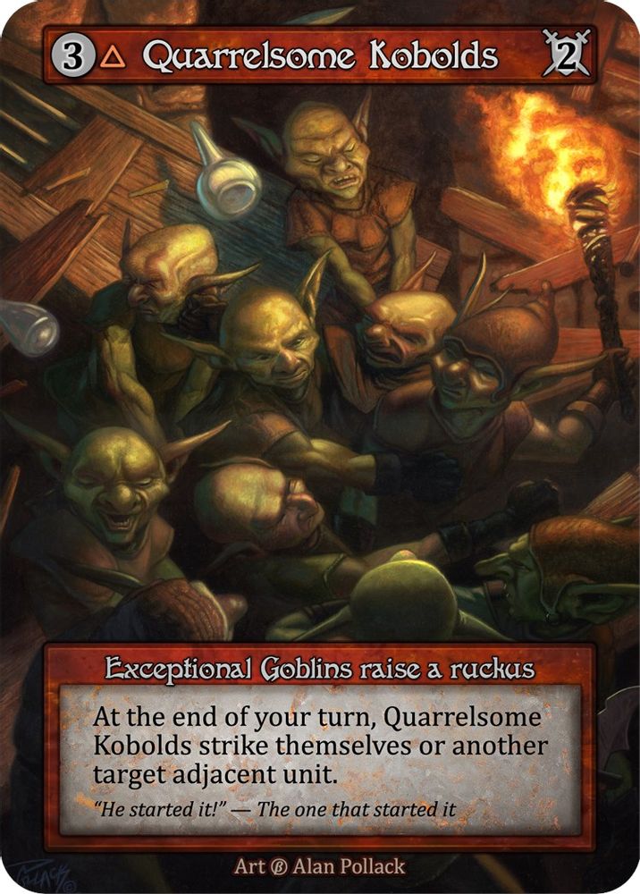 Quarrelsome Kobolds, Standard, front