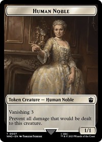 Human Noble // Food (0027) Double-Sided Token, Universes Beyond: Doctor Who