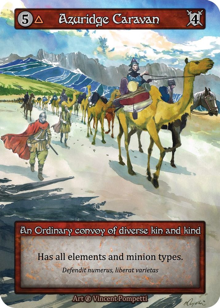 Azuridge Caravan, Standard, front