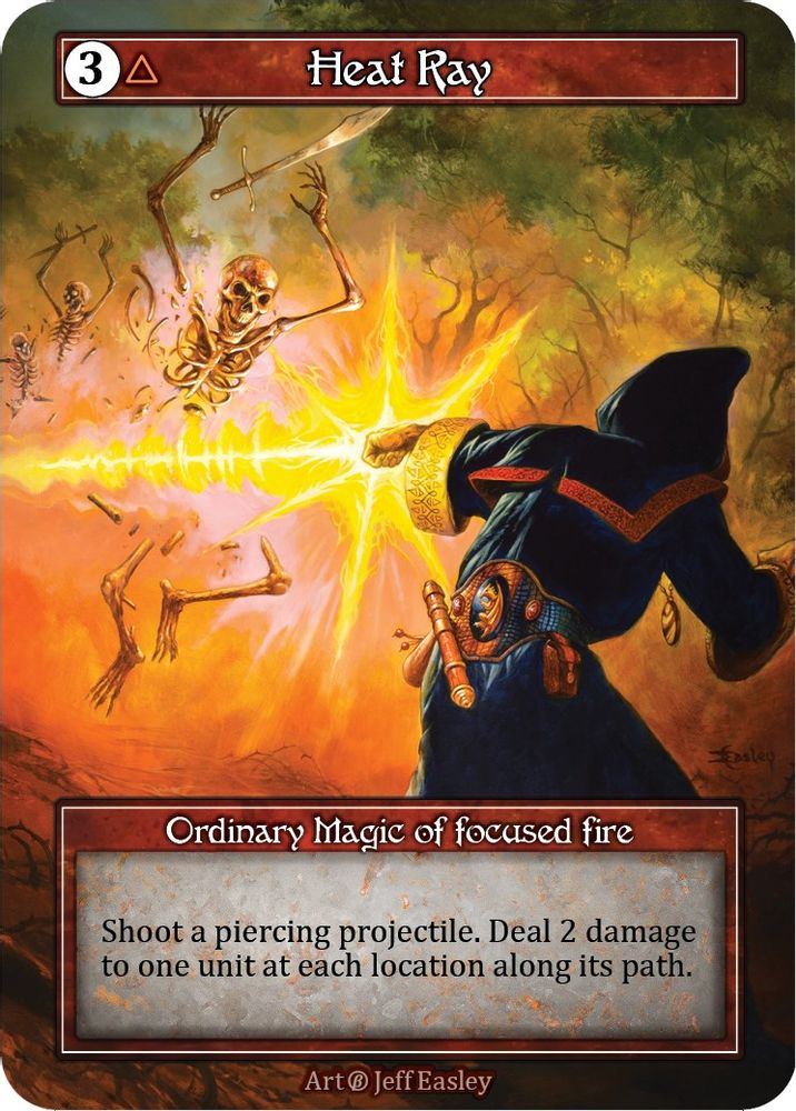 Heat Ray (Foil), Foil, front