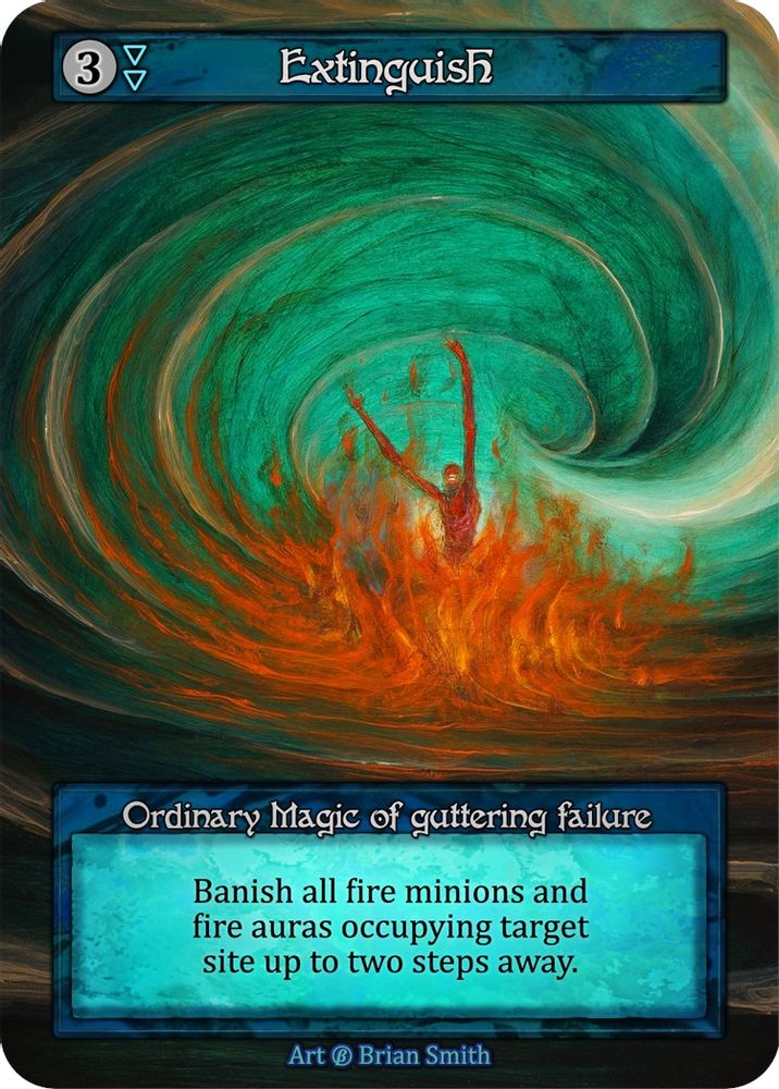 Extinguish, Standard, front