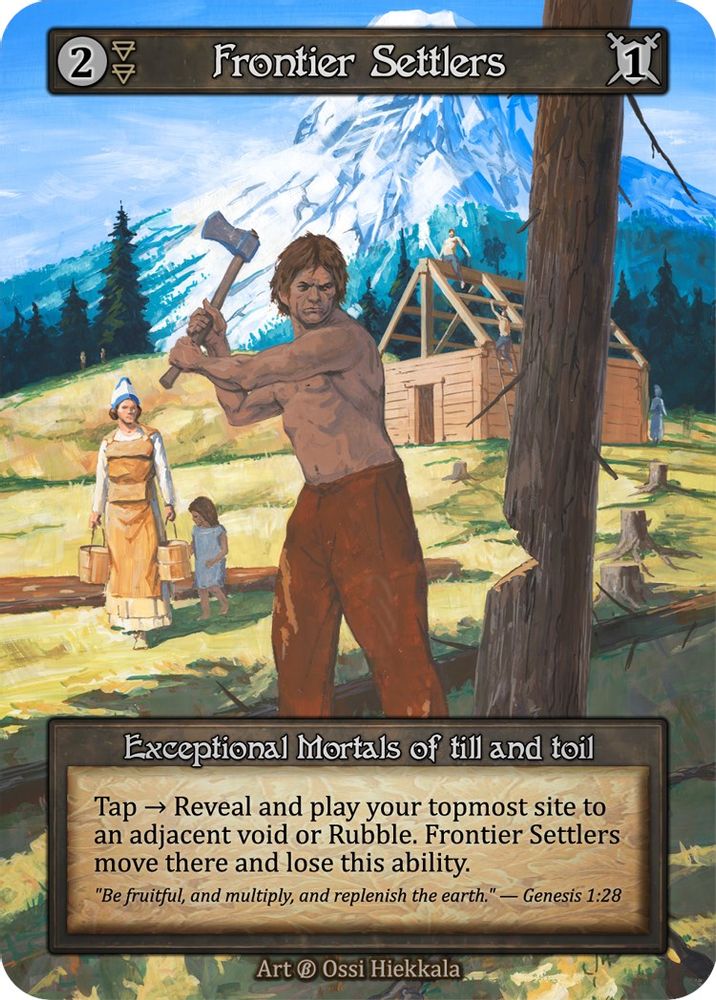 Frontier Settlers, Standard, front
