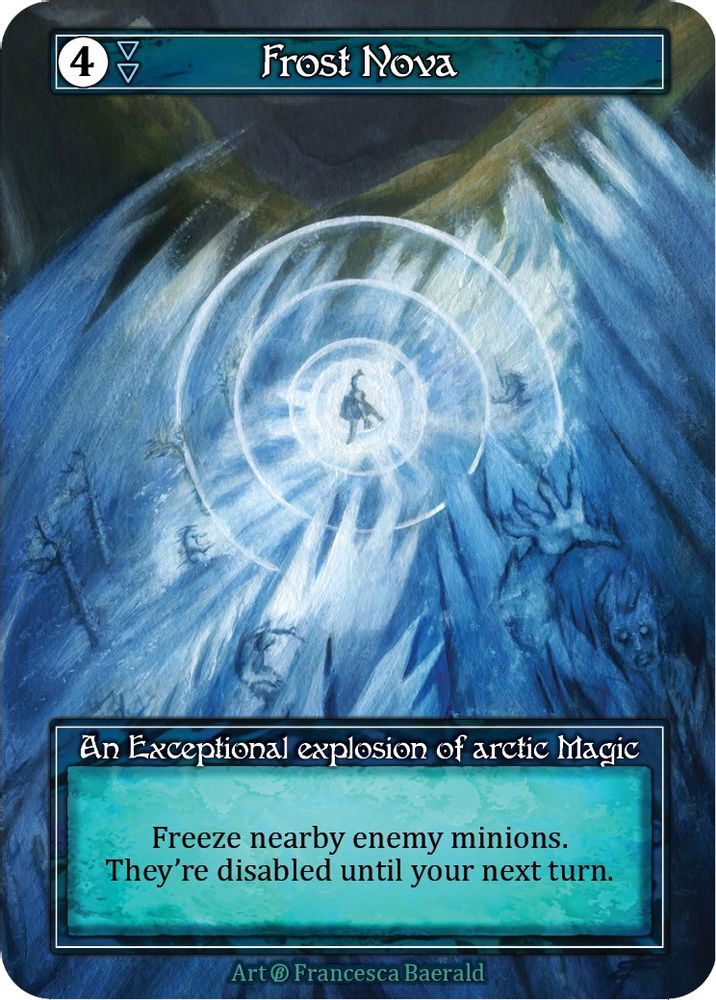 Frost Nova (Foil), Foil, front