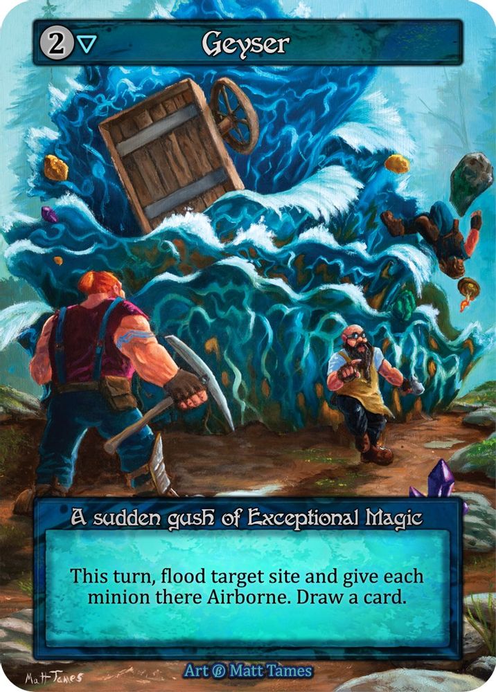 Geyser, Standard, front