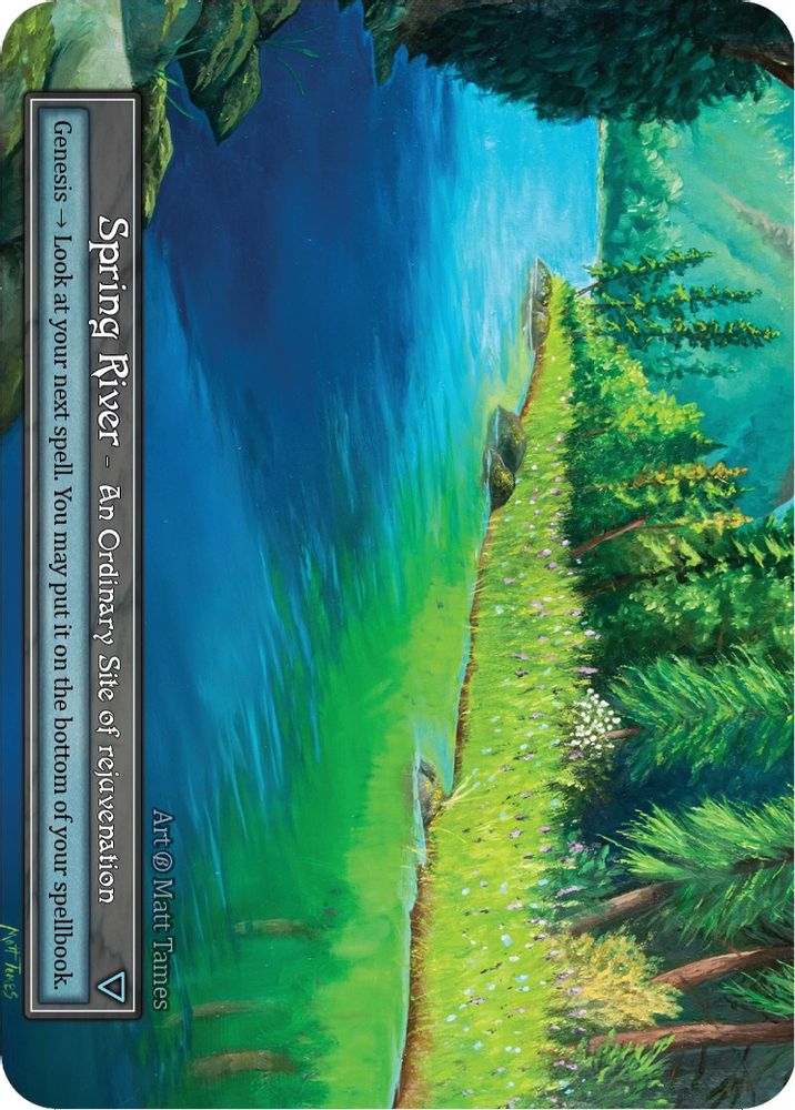 Spring River (Foil), Foil, front