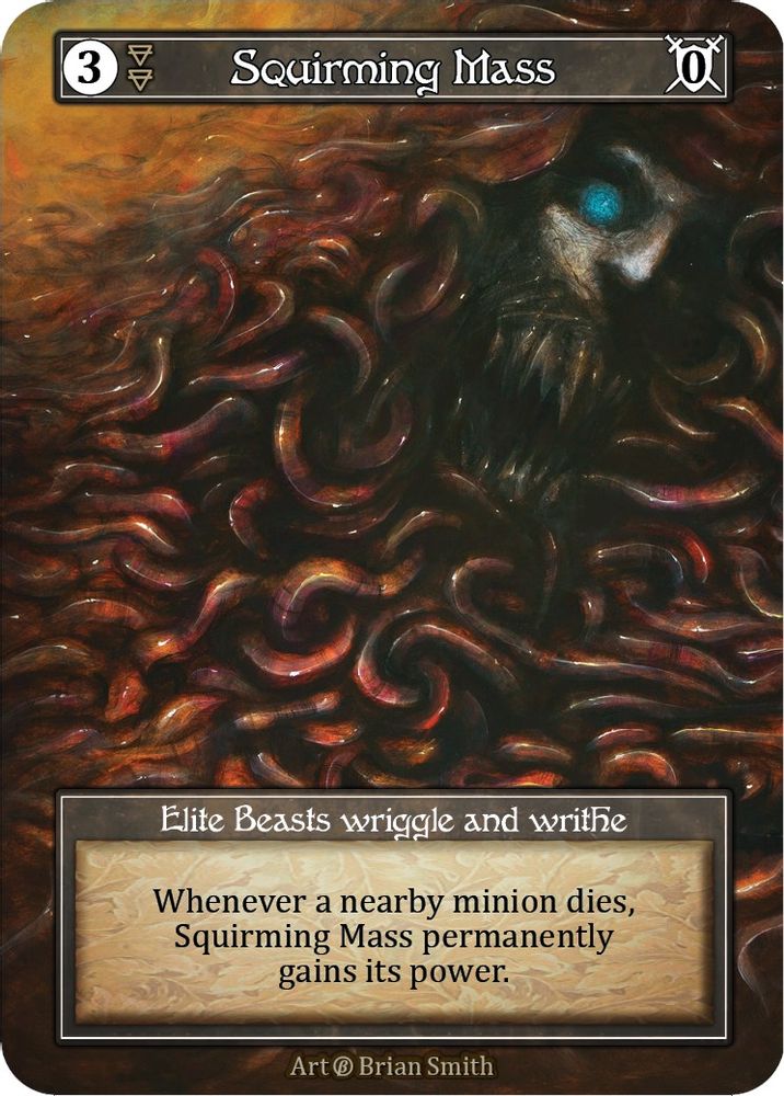 Squirming Mass (Foil), Foil, front