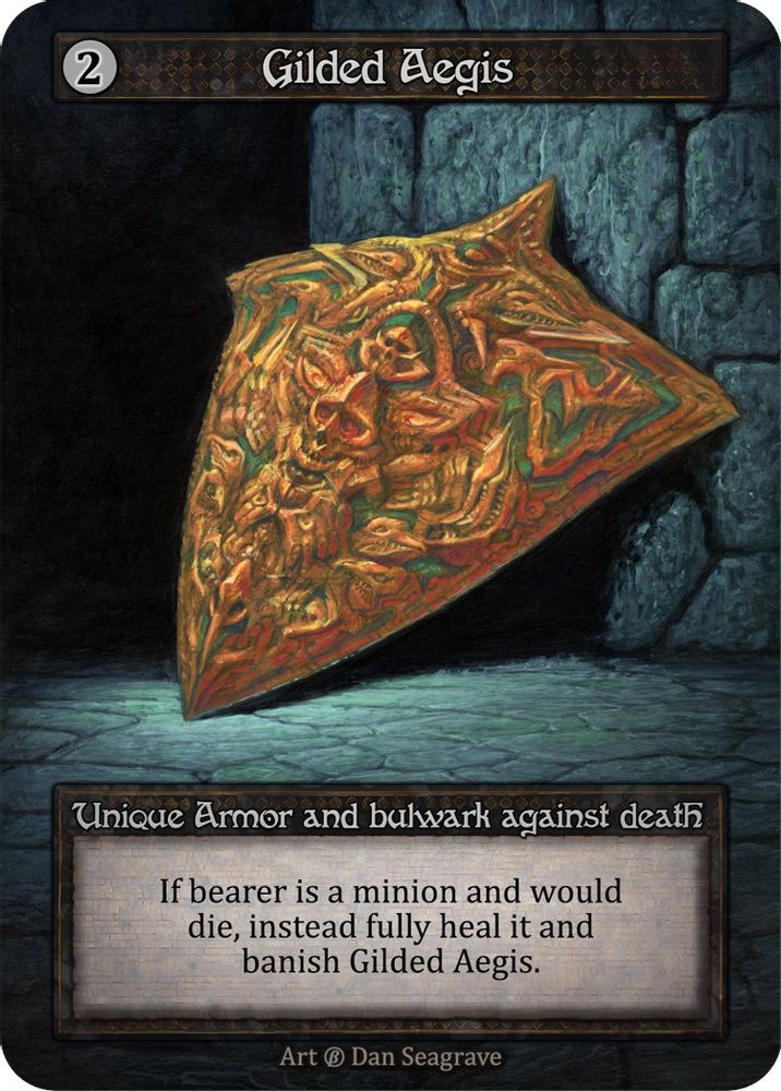 Gilded Aegis, Standard, front