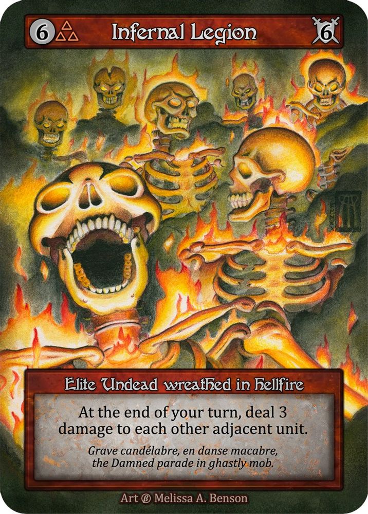 Infernal Legion, Standard, front