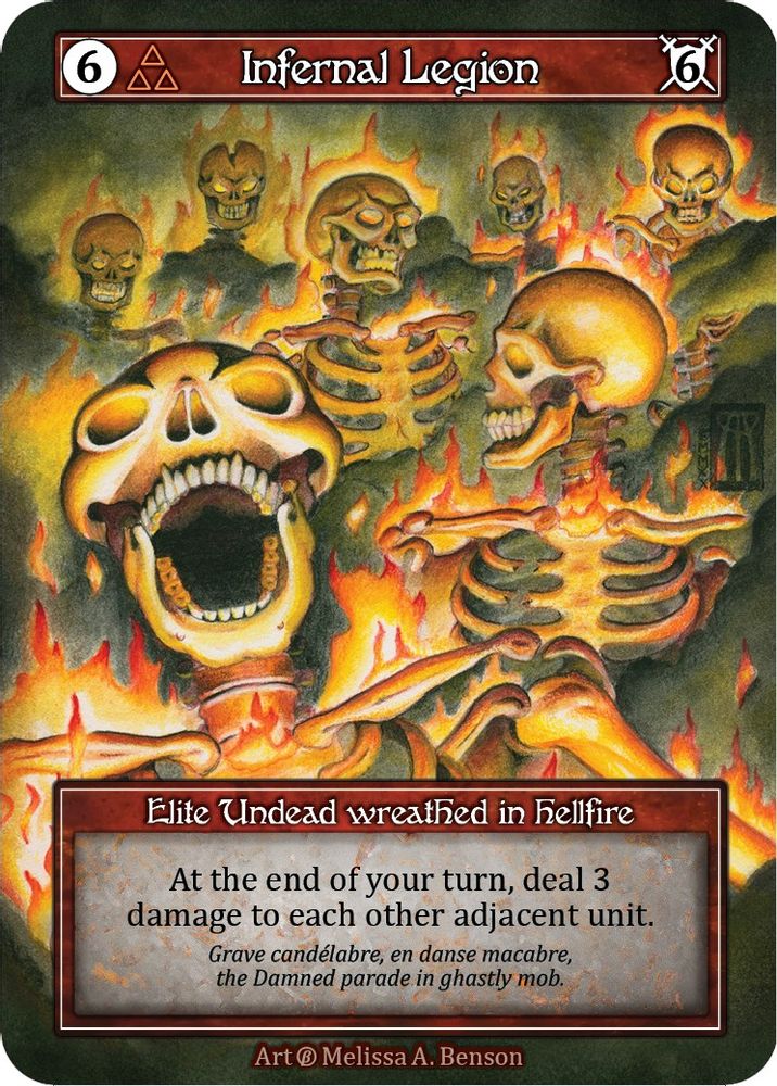 Infernal Legion (Foil), Foil, front