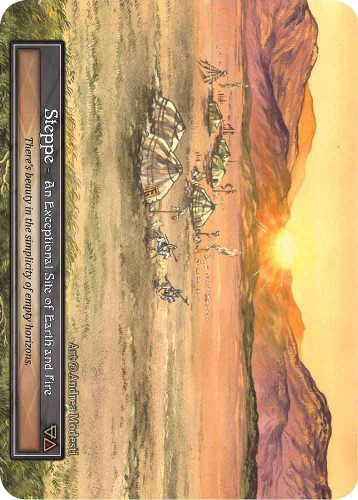 Steppe (Foil), Foil, front