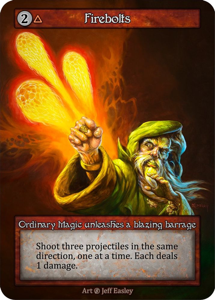 Firebolts, Standard, front