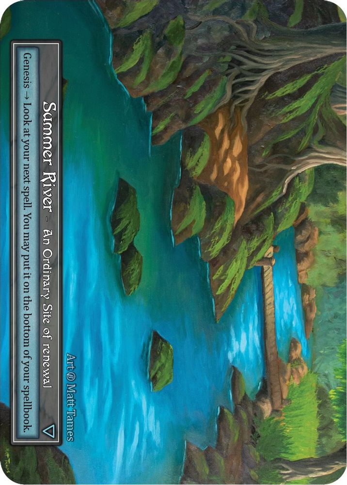 Summer River (Foil), Foil, front