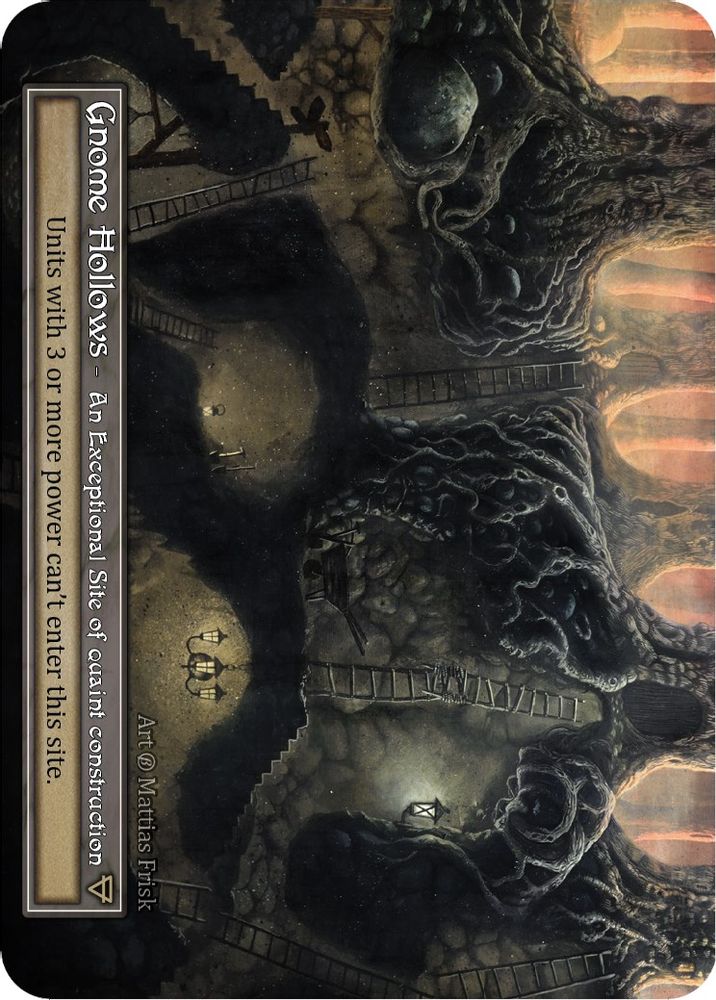 Gnome Hollows (Foil), Foil, front