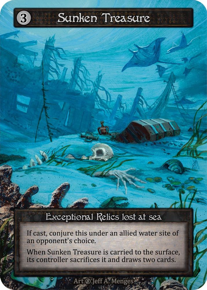 Sunken Treasure, Standard, front