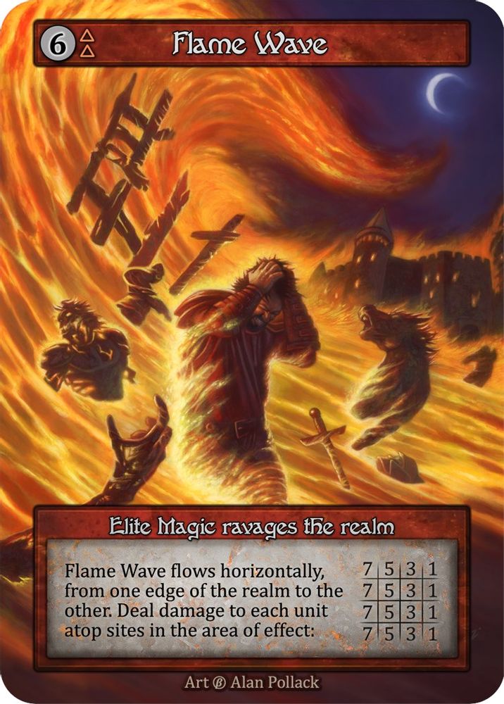 Flame Wave, Standard, front