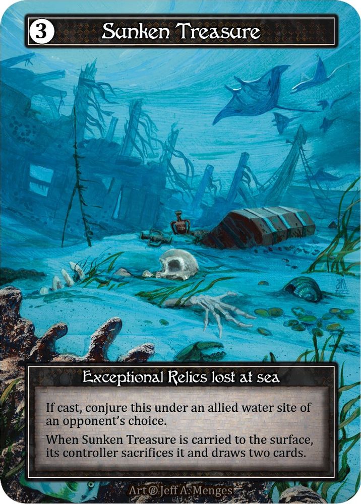 Sunken Treasure (Foil), Foil, front