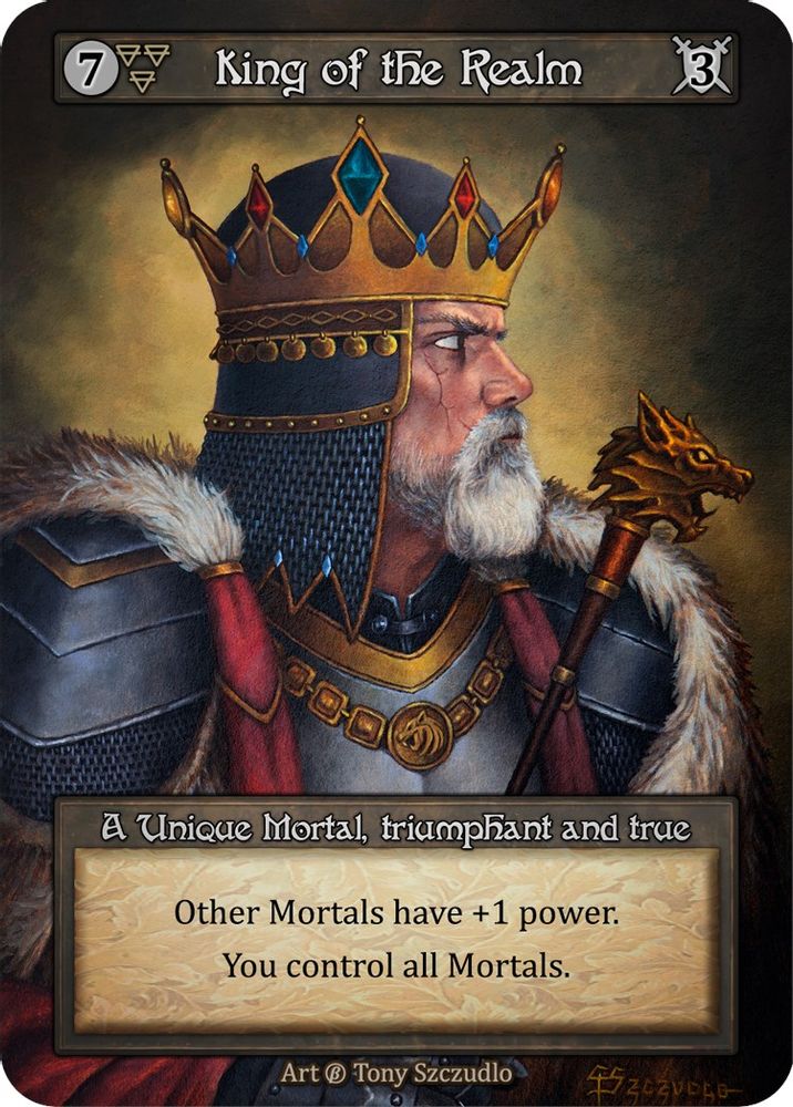 King of the Realm, Standard, front