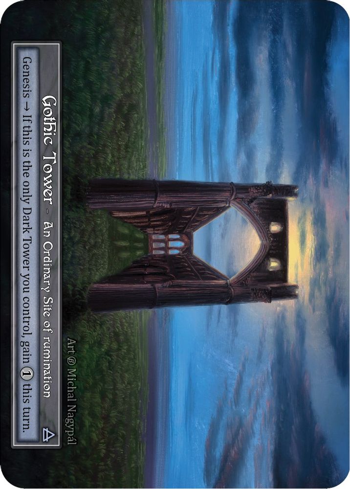 Gothic Tower (Foil), Foil, front
