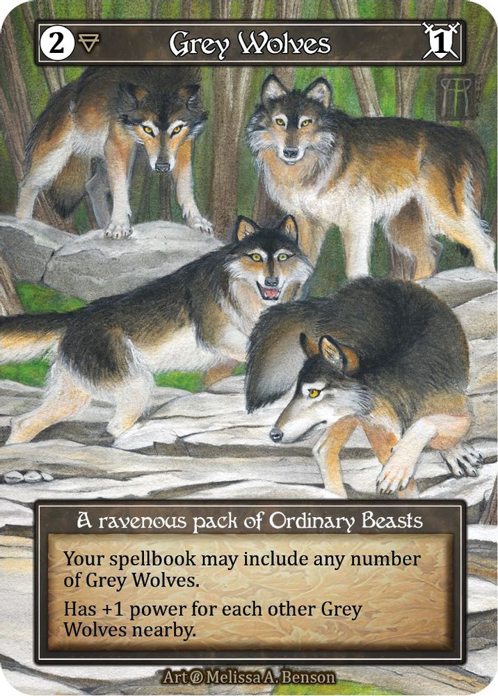 Grey Wolves (Foil), Foil, front