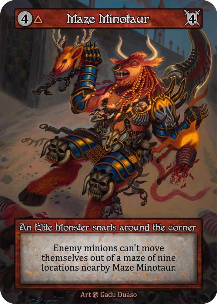 Maze Minotaur, Standard, front