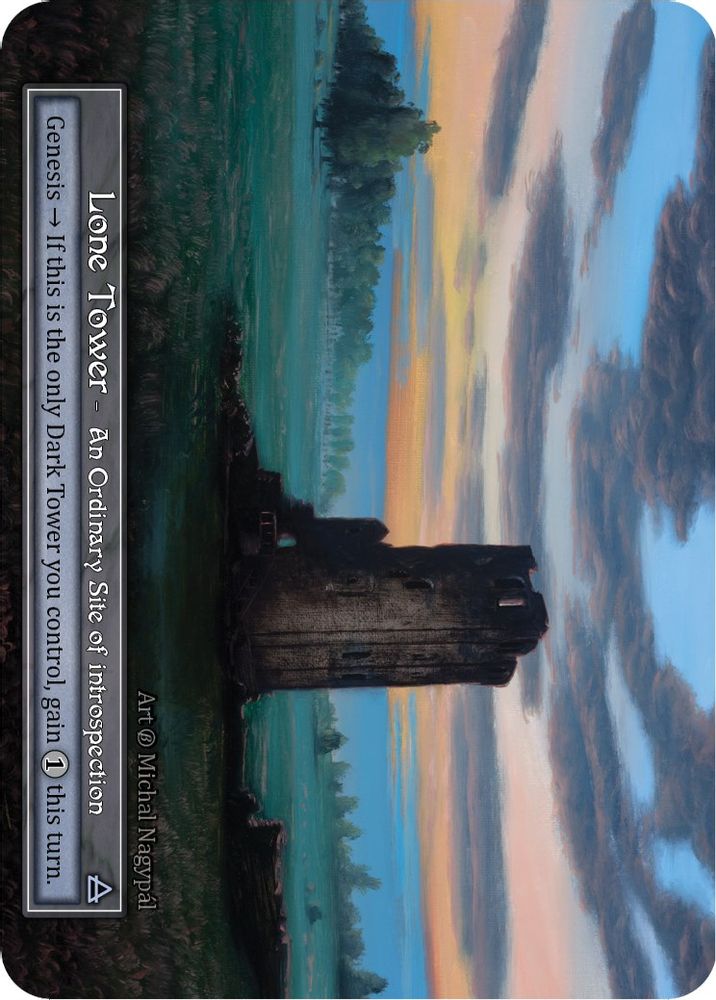Lone Tower (Foil), Foil, front