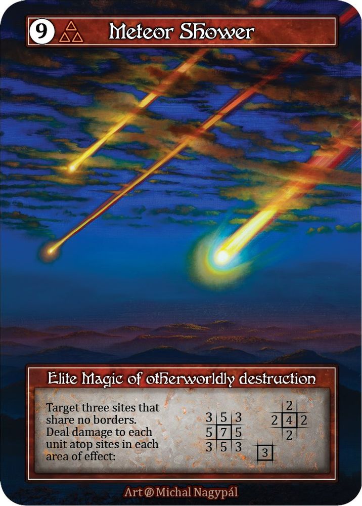 Meteor Shower (Foil), Foil, front
