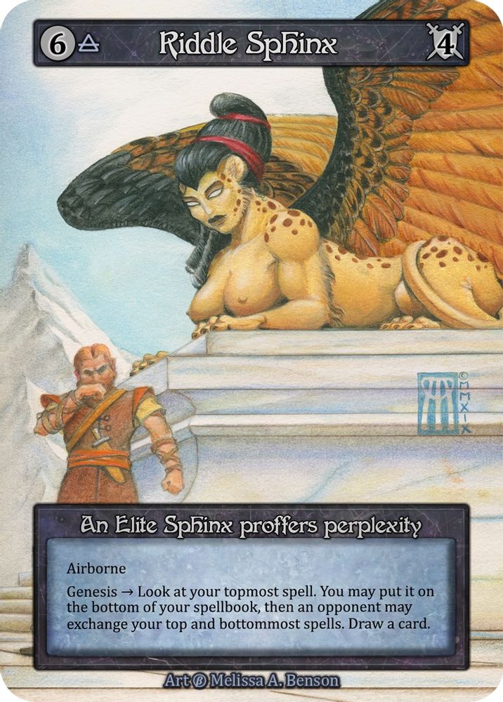 Riddle Sphinx, Standard, front