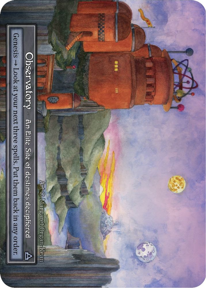 Observatory (Foil), Foil, front