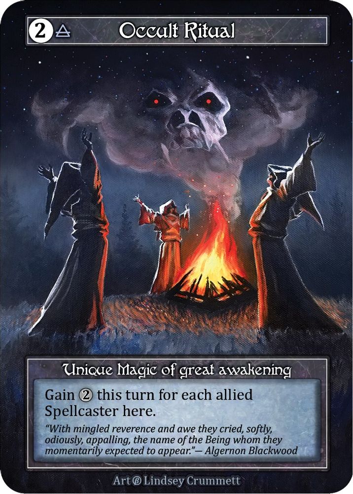Occult Ritual (Foil), Foil, front