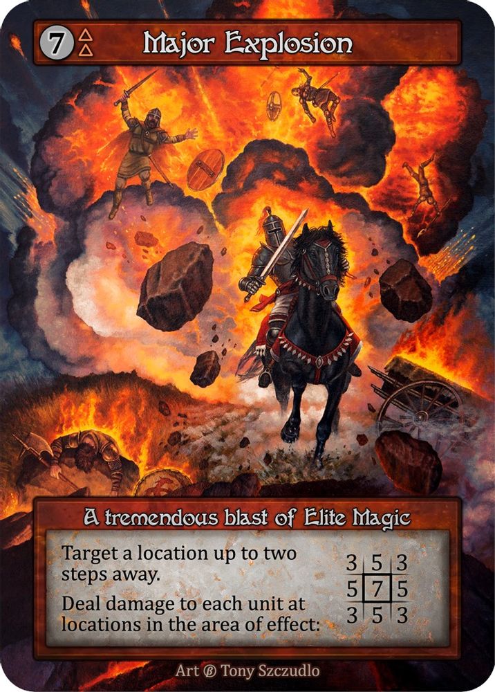 Major Explosion, Standard, front