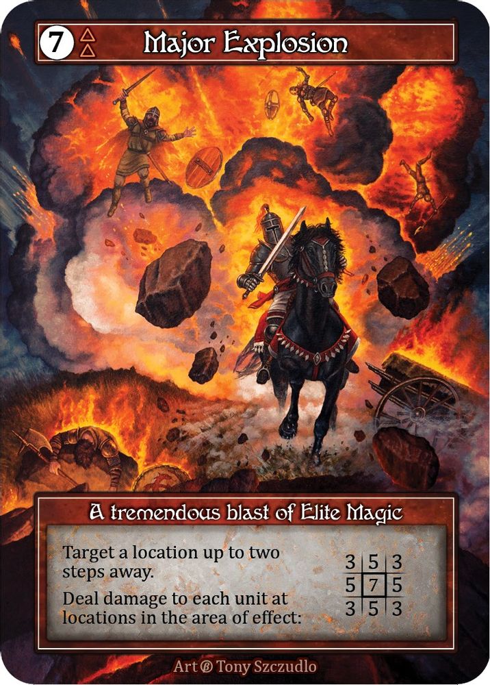 Major Explosion (Foil), Foil, front
