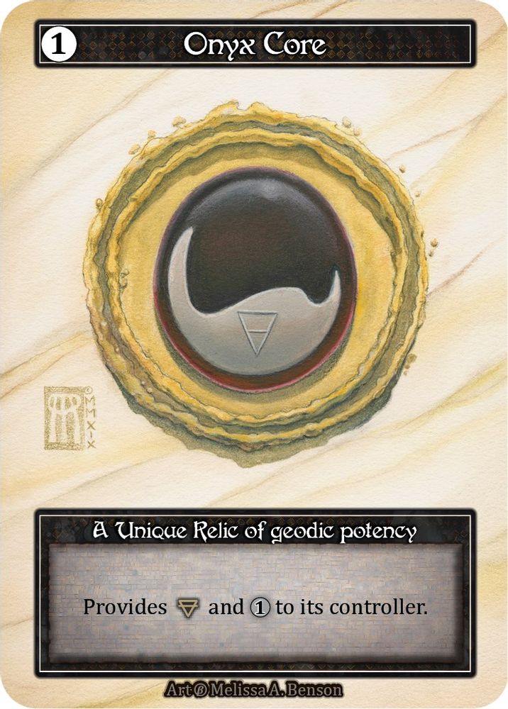 Onyx Core (Foil), Foil, front