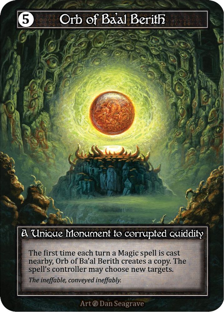 Orb of Ba'al Berith (Foil), Foil, front