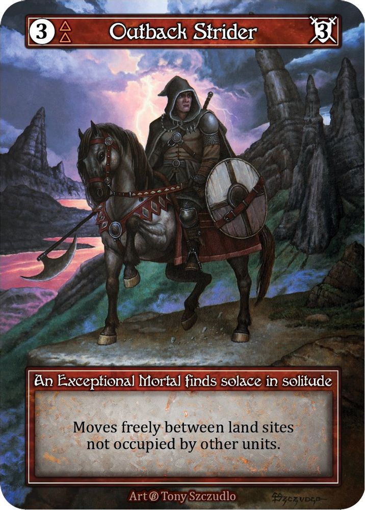 Outback Strider (Foil), Foil, front