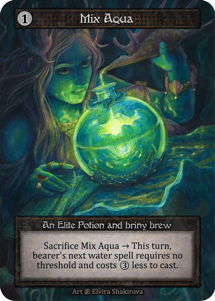 Mix Aqua, Standard, front