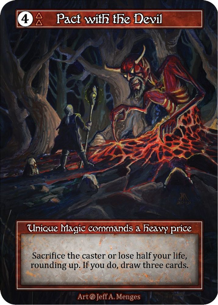 Pact with the Devil (Foil), Foil, front