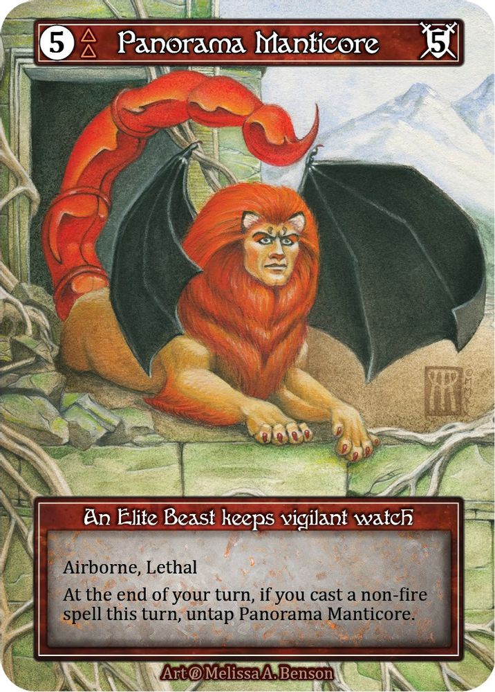Panorama Manticore (Foil), Foil, front
