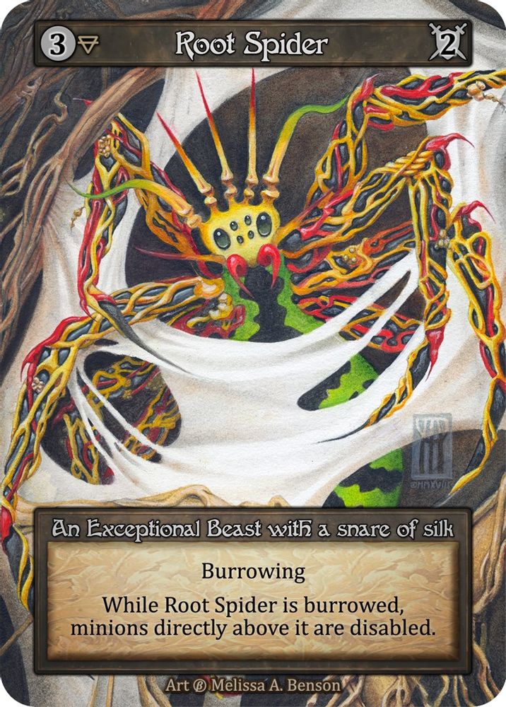 Root Spider, Standard, front
