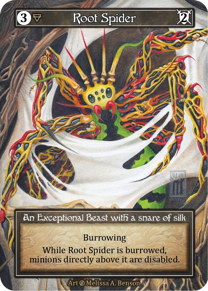 Root Spider (Foil), Foil, front