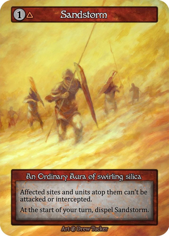 Sandstorm, Standard, front