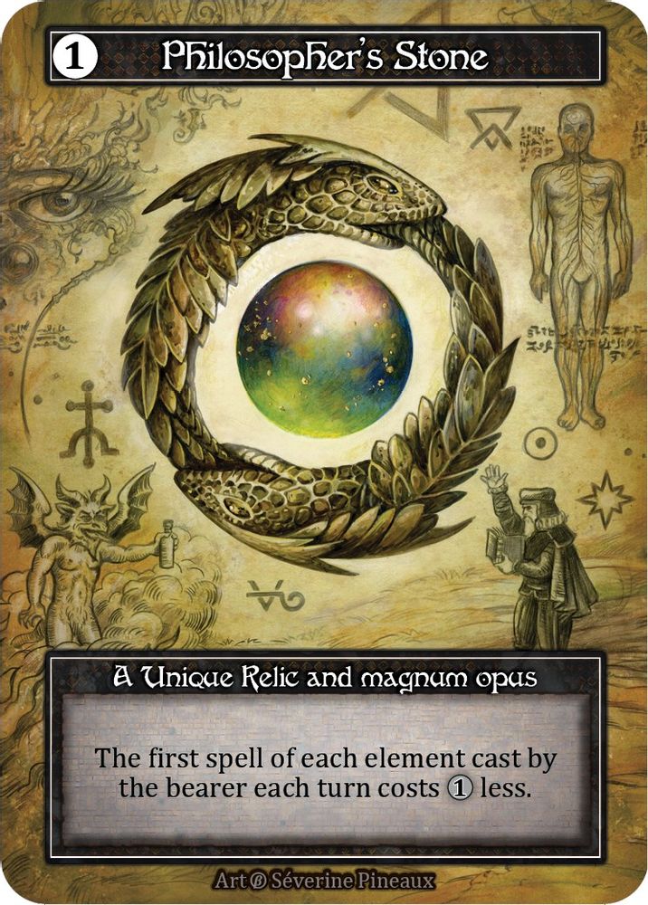 Philosopher's Stone (Foil), Foil, front