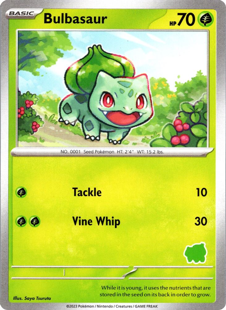 Bulbasaur, Standard, front