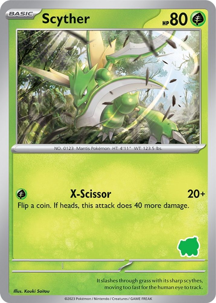Scyther, Standard, front