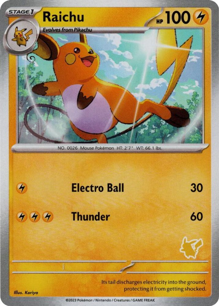 Raichu, Standard, front